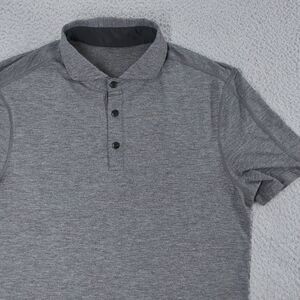 lululemon athletica Gray Polo Shirt